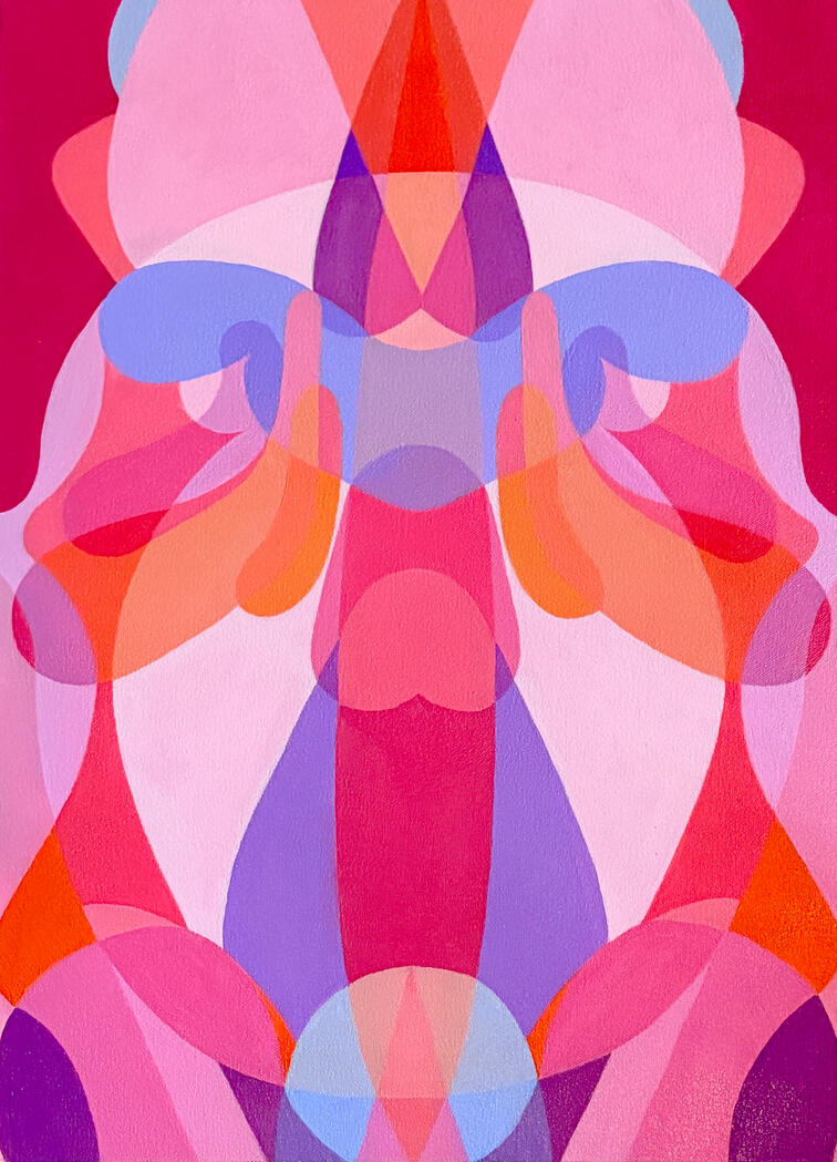 Untitled (2026) acrylic on canvas 20x15"