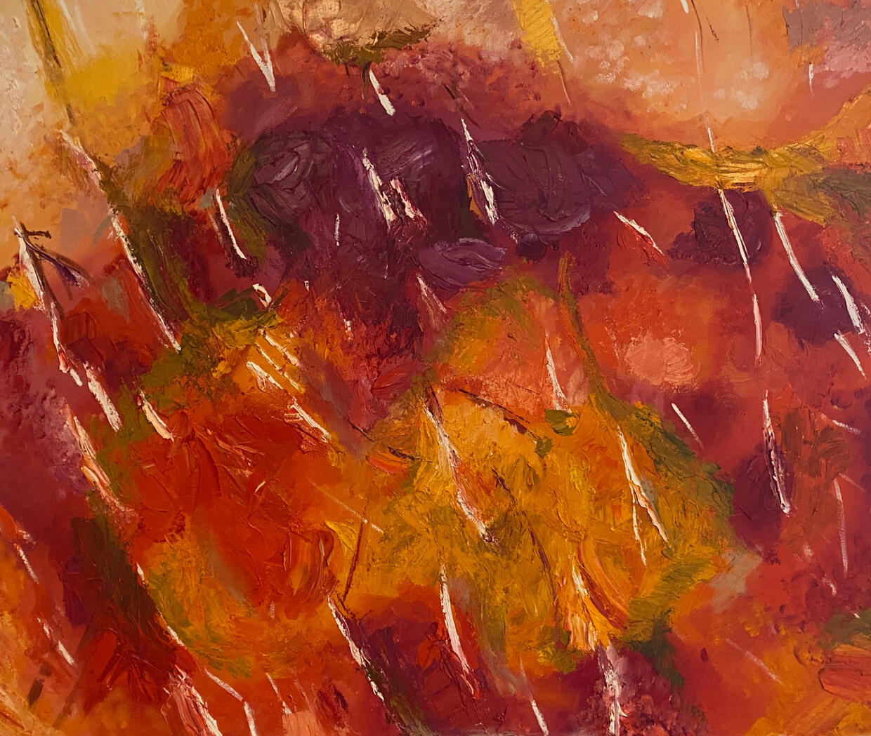 Wound No. 2 (2024) oil on canvas 27x32"